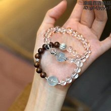 復古 天然紫水晶 藍拖帕 白水晶 橄欖石S925純銀手鏈 日系輕奢 歷史價格詳細信息