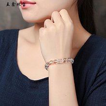 蓝天乐园互鑫 原石打磨白水晶手鍊 六字真言佛珠手鍊 男女款簡約百搭飾品 價格比較,價格查詢,歷史價格詳細信息