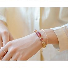 天然草莓晶手鍊女輕奢小蜜蜂轉運手串招桃花ins小眾設計閨蜜手環-玲瓏心飾 歷史價格詳細信息