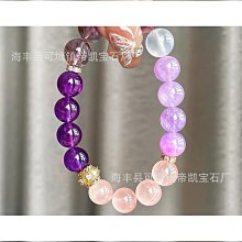 天然粉晶爆彩，超級美 ～ 水晶 擺件 文玩 二手【紫竹齋】437 歷史價格詳細信息