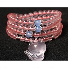 2023年天然粉晶狐狸手錬 粉水晶小狐狸萌狐手串奇緣粉狐手錬 女優推薦締造 歷史價格詳細信息