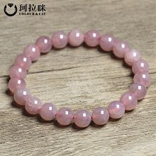 珂拉咪 天然粉鹽源瑪瑙手錬女款 蜜桃粉單圈水晶手串飾品 優質款 歷史價格詳細信息