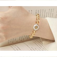 純天然水晶手錬一對一定製生日原創男女多寶手串水晶手錬 歷史價格詳細信息