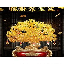 聚寶盆發財樹元寶掛畫辦公室茶樓裝飾畫風水掛畫客廳絲綢掛畫卷軸 歷史價格詳細信息