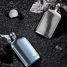 隨身酒壺純鈦小酒壺便捷隨身鈦金屬小白酒瓶冰花彩鈦戶外露營鈦酒漏斗3兩 歷史價格詳細信息