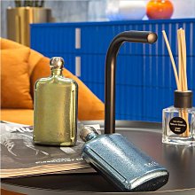 隨身酒壺純鈦小酒壺便捷隨身鈦金屬小白酒瓶冰花彩鈦戶外露營鈦酒漏斗3兩 歷史價格詳細信息