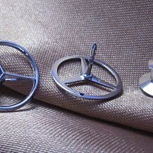 賓士三芒星尾標 Benz W166 ML & GLE SUV車型專用 車標 尾箱標 後標 亮銀 消光黑 亮黑 三色可選 歷史價格詳細信息