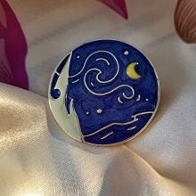 梵高油畫胸向日葵人物畫像金屬徽章ins潮復古別裝飾包包配飾~告白氣球 歷史價格詳細信息