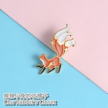 Chu Rabbit’s Closet 日系創意 燈芯絨 愛心/星星/圓形 釘扣/別針/胸針/徽章 衣服/包包/口罩裝飾 歷史價格詳細信息