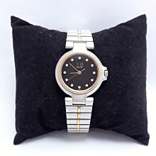 【Jessica潔西卡小舖】dunhill  登喜路手動上鍊女錶,原裝錶帶(已舊)帶扣.卡.原裝錶盒 歷史價格詳細信息