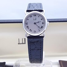 【Jessica潔西卡小舖】dunhill  登喜路手動上鍊女錶,原裝錶帶(已舊)帶扣.卡.原裝錶盒 歷史價格詳細信息