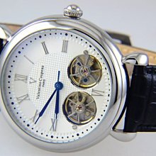(六四三精品)范侖鐵諾(真品)錶徑3.5公分.雙面鏤空.外框水鑽.自動上鍊機械錶.(銀機) 歷史價格詳細信息