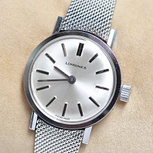 《寶萊精品》Longines 浪琴銀白薄圓型手動女子錶 歷史價格詳細信息
