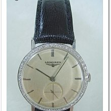 浪琴Longines 18K玫瑰金，12顆原鑲鑚面，原廠鱷魚皮錶帶，原廠摺疊扣，自動機械錶，有盒單，全新品，錶徑36mm 歷史價格詳細信息