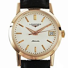 LONGINES 浪琴 18K金復刻版小三針/ 稀少有自動上鍊 玩家珍藏.如新品 09/23已交誼 * 歷史價格詳細信息