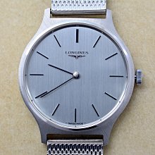 《寶萊精品》Longines 浪琴銀白薄圓型手動女子錶 歷史價格詳細信息