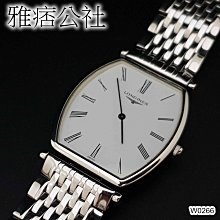 LONGINES浪琴 酒桶型 三眼計時 自動上鍊男錶 歷史價格詳細信息