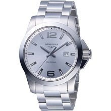 浪琴錶 LONGINES 深海征服者 44mm 藍浪鬼 L38414966 藍水鬼 300m 機械自動上鏈 錶況內詳 歷史價格詳細信息