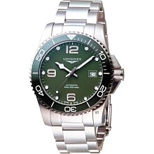 浪琴錶 LONGINES 深海征服者 44mm 藍浪鬼 L38414966 藍水鬼 300m 機械自動上鏈 錶況內詳 歷史價格詳細信息