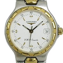 [專業] 石英錶 [LONGINES 2668246] 浪琴 金色石英錶 [金色面+日期]/時尚錶 歷史價格詳細信息