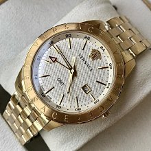 VERSACE Univers GMT 黑色面錶盤 黑色不鏽鋼錶帶 石英 男士手錶 VEBK00618 歷史價格詳細信息