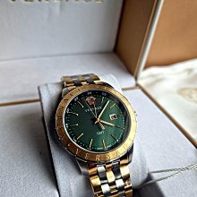 現貨VERSACE Univers GMT 褐色錶盤 黑色皮革錶帶 石英 男士手錶 VEBK00218 歷史價格詳細信息