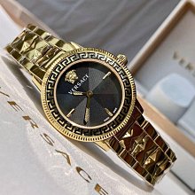 現貨VERSACE Virtus 立體V字浮雕 銀白色錶盤 金色配銀色不鏽鋼錶帶 石英 女士手錶 VEHC00719 歷史價格詳細信息