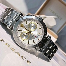 現貨VERSACE Leda 銀白色面錶盤 金色配銀色雙色不鏽鋼錶帶 石英 女士手錶 VNC220017 凡賽斯腕錶 歷史價格詳細信息