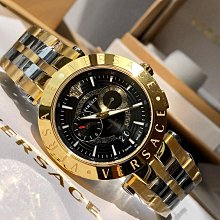 現貨VERSACE Virtus 立體V字浮雕 銀白色錶盤 金色配銀色不鏽鋼錶帶 石英 女士手錶 VEHC00719 歷史價格詳細信息