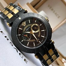 現貨VERSACE V-Ray 白色錶盤 黑色皮革錶帶 石英 三眼計時 男士手錶 VDB040014 歷史價格詳細信息