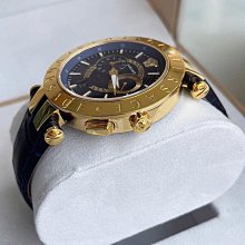 現貨VERSACE V-Race 金色框 黑色面錶盤 金色配銀色不鏽鋼錶帶 石英 男士手錶 VEBV00519 凡賽斯腕錶 歷史價格詳細信息