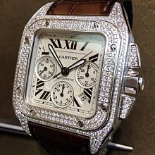 【愛錶回春中心】  Cartier 加鑲鑽後 再鍍白K..... (專業代鑲鑽石 回春.請自備錶)~ 歷史價格詳細信息