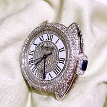 【愛錶回春中心】  Cartier 加鑲鑽後 再鍍白K..... (專業代鑲鑽石 回春.請自備錶)~ 歷史價格詳細信息