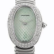 Cartier 卡地亞大鵝蛋系列金鋼女用腕錶 歷史價格詳細信息