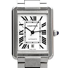 卡地亞--Cartier.男士腕錶 全自動機械機芯 鏤空飛輪三針機械男錶、高貴優雅，魅力不凡 歷史價格詳細信息