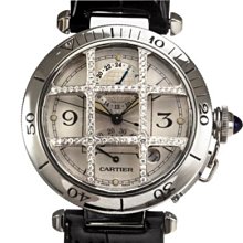 CARTIER 卡地亞   Pasha C Meridian W31029M7 腕錶  自動機械式 日本現貨 包郵包稅 9.5成新【BRAND OFF】 歷史價格詳細信息