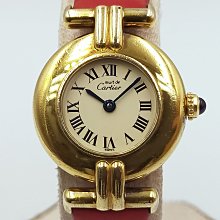 Cartier 卡地亞 經典 純牛皮 酒紅色 雙馬鞍包 肩背包 名牌精品包 二手真品 有 LV CHANEL 歷史價格詳細信息