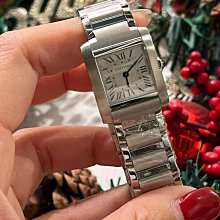 《台南腕錶職人》卡地亞CARTIER Santos W4SA0006 藍面 中型款 外圈原鑽 全新未使用 2023年單 歷史價格詳細信息