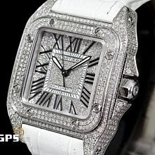 卡地亞 山度士 cartier santos 中型 九成新（已售出） 歷史價格詳細信息