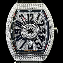 [現貨] Franck Muller 法蘭克穆勒 5000 H Heart 酒桶形 紅色數字面 原鑲大鑽圈 18白K金 WS1026 歷史價格詳細信息