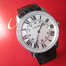 【愛錶回春中心】  Cartier 加鑲鑽後 再鍍白K..... (專業代鑲鑽石 回春.請自備錶)~ 歷史價格詳細信息