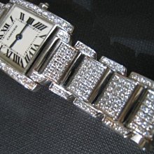 【愛錶回春中心】  Cartier 加鑲鑽後 再鍍白K..... (專業代鑲鑽石 回春.請自備錶)~ 歷史價格詳細信息