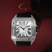 【愛錶回春中心】  Cartier 加鑲鑽後 再鍍白K..... (專業代鑲鑽石 回春.請自備錶)~ 歷史價格詳細信息