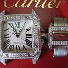 【愛錶回春中心】  Cartier 加鑲鑽後 再鍍白K..... (專業代鑲鑽石 回春.請自備錶)~ 歷史價格詳細信息