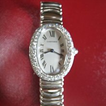 【愛錶回春中心】  Cartier 加鑲鑽後 再鍍白K..... (專業代鑲鑽石 回春.請自備錶)~ 歷史價格詳細信息