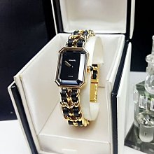 CHANEL Premiere 香奈兒 經典 金色 皮穿鍊手錶 首映錶 石英錶 M號 方糖 歷史價格詳細信息
