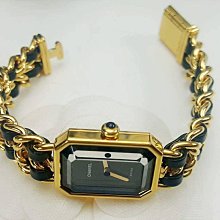 CHANEL Premiere 香奈兒 經典 金色 皮穿鍊手錶 首映錶 石英錶 M號 方糖 歷史價格詳細信息