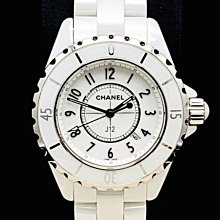 CHANEL 香奈兒 J12 白色阿拉伯數字 33mm 石英 歷史價格詳細信息