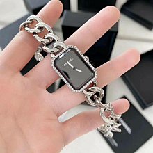 CHANEL Premiere 香奈兒 經典 金色 皮穿鍊手錶 首映錶 石英錶 M號 方糖 歷史價格詳細信息