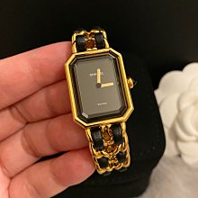 CHANEL Premiere 香奈兒 經典 金色 皮穿鍊手錶 首映錶 石英錶 M號 方糖 歷史價格詳細信息